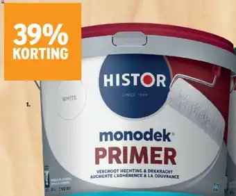 GAMMA Histor Monodek Primer wit 10L aanbieding