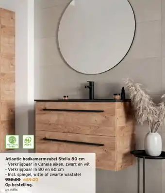 GAMMA Atlantic badkamermeubel Stella 80 cm aanbieding