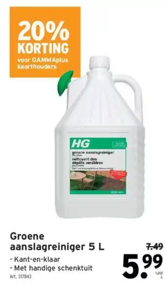 Groene aanslagreiniger 5 L