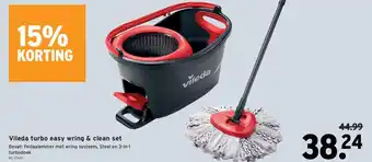 GAMMA Vileda turbo easy wring & clean set aanbieding