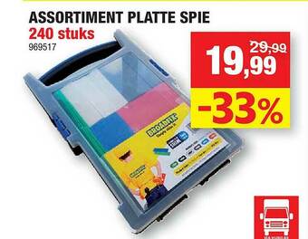 Hubo Assortiment Platte Spie aanbieding