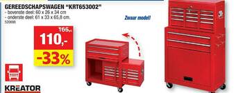 Hubo Gereedschapswagen aanbieding