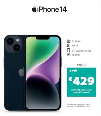 Base iPhone 14 aanbieding