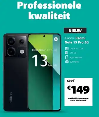 Base Xiaomi Redmi Note 13 Pro 5G aanbieding