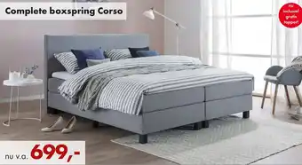 Woonsquare Complete boxspring Corso aanbieding