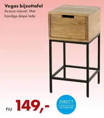 Woonsquare Vegas bijzettafel aanbieding