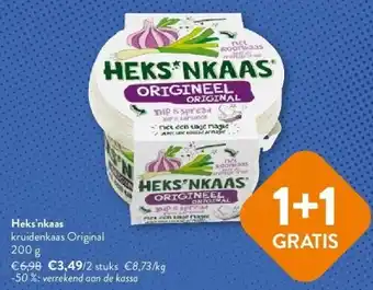 OKay Heks’nkaas kruidenkaas Original 200 g aanbieding