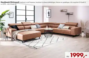 Woonsquare Hoekbank Richmond aanbieding