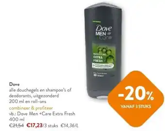 OKay Dove alle douchegels en shampoo’s of aanbieding