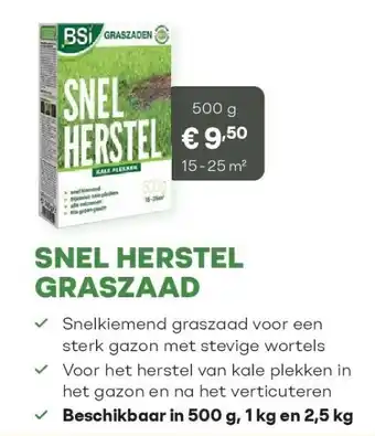SNEL HERSTEL GRASZAAD