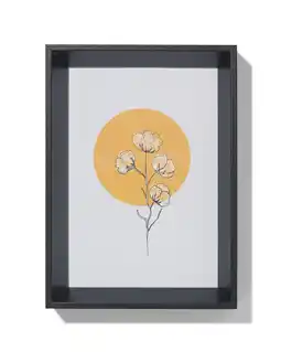 HEMA HEMA Fotolijst Hout 10x15 Facetrand Zwart (zwart) aanbieding