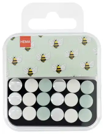 HEMA HEMA Mini Magneten Ø1cm - 18 Stuks aanbieding