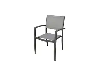 Hubo Garden Plus Marigot tuinstoel grijs aanbieding