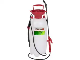 Hubo Kreator KRTGR6808 druksproeier 8l wit en rood aanbieding
