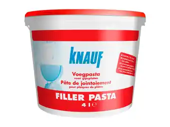 Hubo Knauf Voegpasta filler pasta 4l aanbieding
