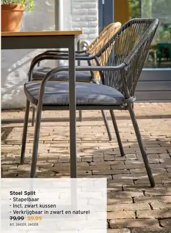 GAMMA Stoel Split aanbieding