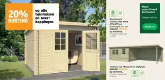 GAMMA Tuinhuis Bas blank 275x275 cm aanbieding