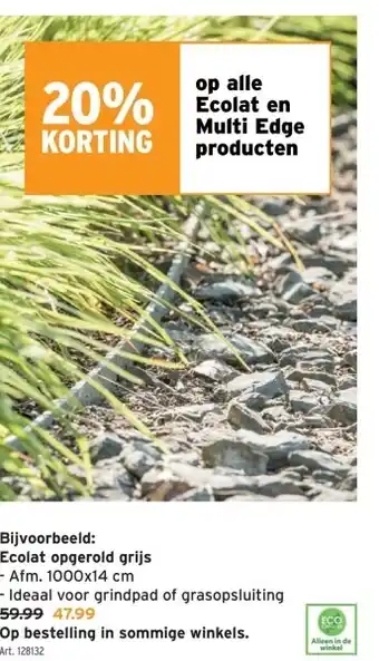 GAMMA Ecolat opgerold grijs aanbieding
