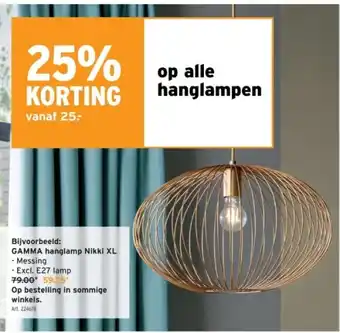 GAMMA GAMMA hanglamp Nikki XL aanbieding
