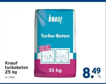 Knauf turbobeton 25 kg
