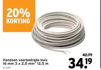 GAMMA Handson voorbedrade buis aanbieding