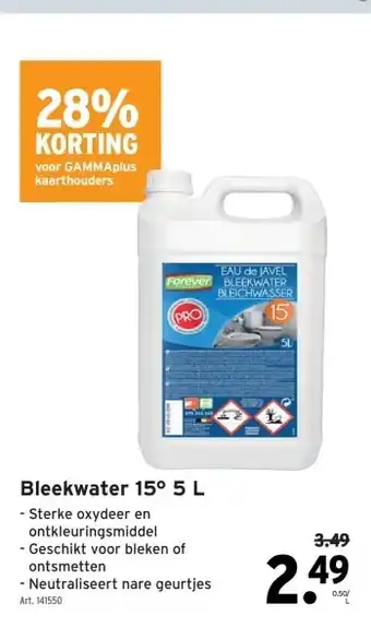 Bleekwater 15° 5 L
