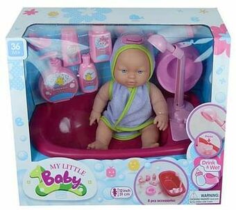 ToyChamp Plasbaby 31cm met badje, douche en accessoires aanbieding