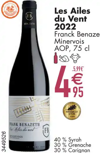 Cora Les Ailes du Vent 2022 75 cl aanbieding