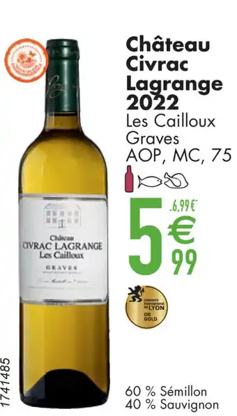 Cora Château Civrac Lagrange 2022, 75 cl aanbieding