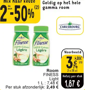 Cora Room FINESS Light  2 x 25 cl aanbieding