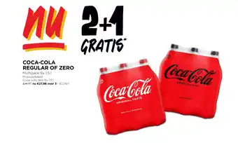Jumbo COCA-COLA REGULAR OF ZERO 6 x 1.5L aanbieding