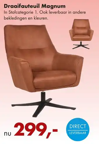 Woonsquare Draaifauteuil Magnum aanbieding