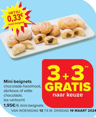 Carrefour Market Mini-beignets aanbieding