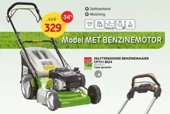 Brico ZELFTREKKENDE BENZINEMAAIER CPT51 BS/4 aanbieding