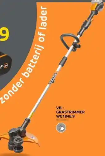 Brico VB.: GRASTRIMMER WG184E.9 aanbieding