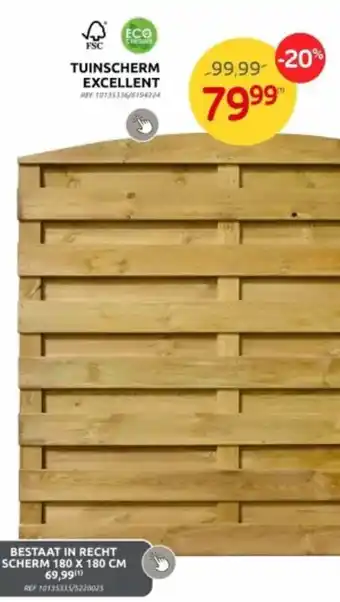 Brico TUINSCHERM EXCELLENT aanbieding