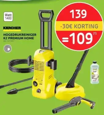 Brico KARCHER HOGEDRUKREINIGER K2 PREMIUM HOME aanbieding