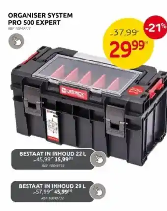 ORGANISER SYSTEM PRO 500 EXPERT