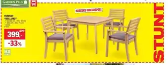Hubo TUINSET “BELLUNO” aanbieding