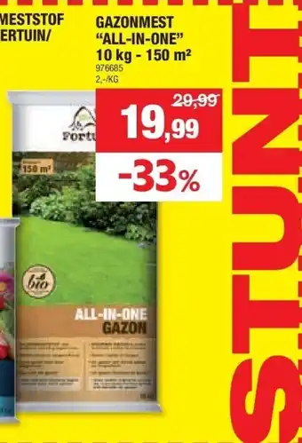 Hubo GAZONMEST “ALL-IN-ONE” 10 kg - 150 m² aanbieding
