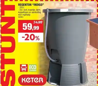 Hubo REGENTON “INDIGO” aanbieding