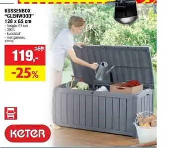 Hubo KUSSENBOX “GLENWOOD” 128 x 65 cm aanbieding