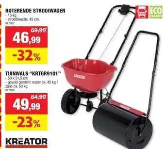 Hubo ROTERENDE STROOIWAGEN aanbieding