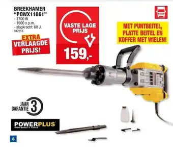 Hubo BREEKHAMER “POWX11861” aanbieding