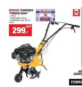 Hubo BENZINE TUINFREES “POWXG72040” aanbieding