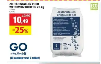 Hubo ZOUTKRISTALLEN VOOR WATERVERZACHTERS 25 kg aanbieding