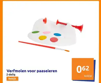 Verfmolen voor paaseieren 2-delig
