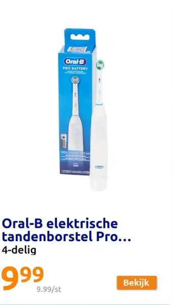 Action Oral-B elektrische tandenborstel Pro... 4-delig aanbieding