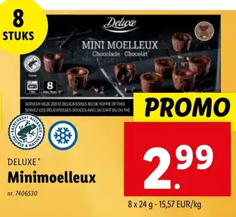 Lidl Deluxe Minimoelleux 8 stuks aanbieding