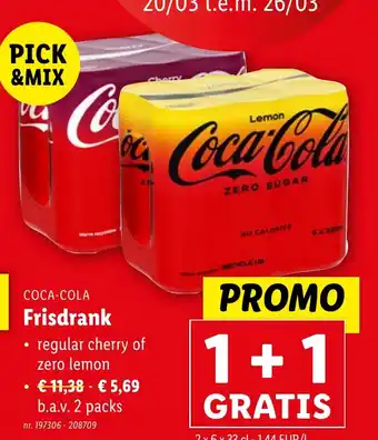 Lidl Coca-Cola Frisdrank aanbieding
